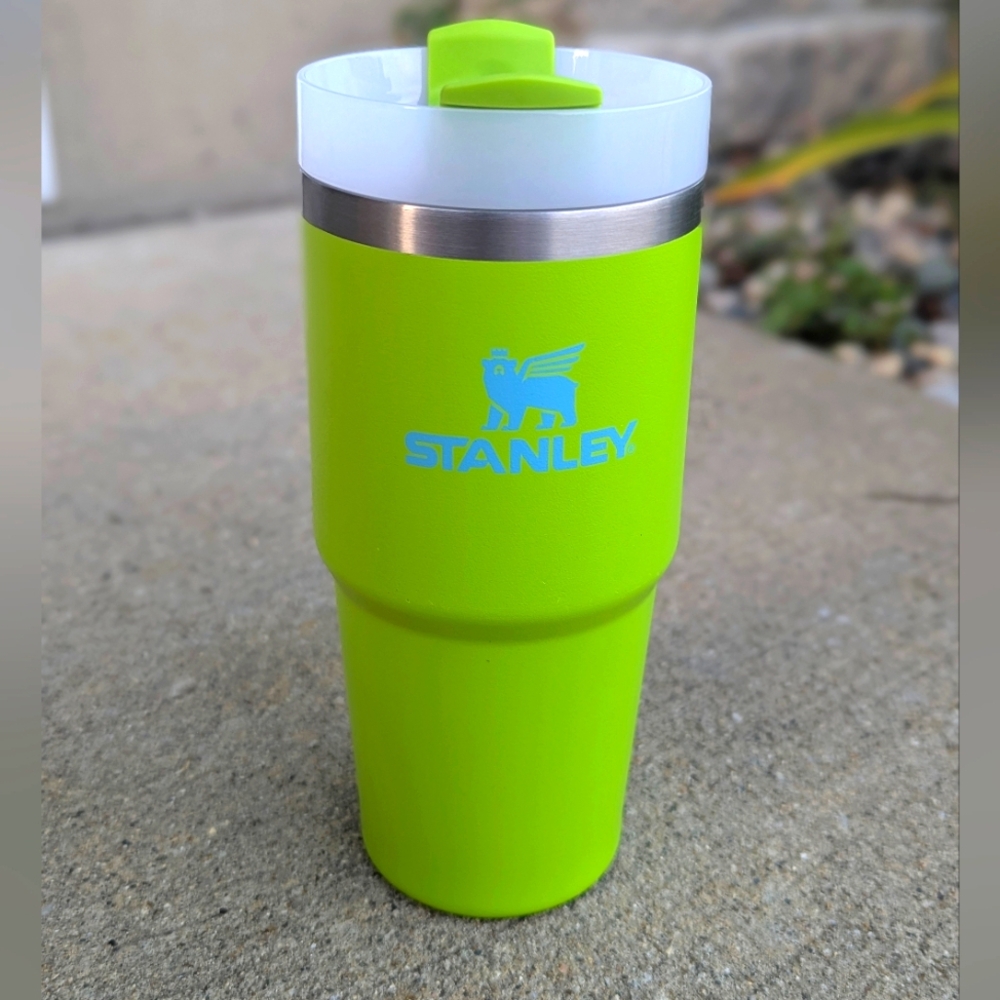 Stanley Neon Green Insulated Tumbler 14 Oz No Straw